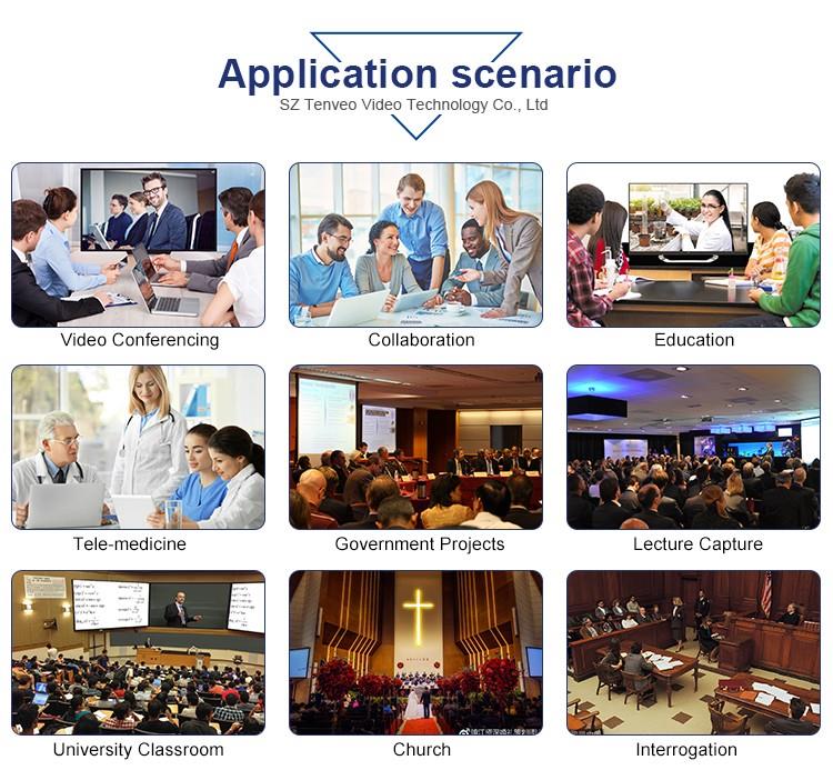Live Streaming Video Conference Camera For Church Broadcast VMix