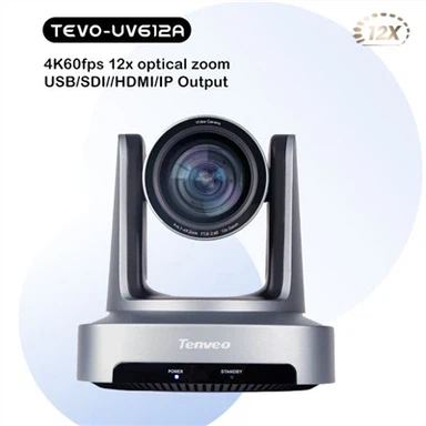 Tenveo 4K UV612A-4K 12x Zoom 8,29 MP für HDMI USB3.0 RJ45 SDI Konferenzkamera Ptz Neu 4KP@60fps für den Einsatz in der Kirche