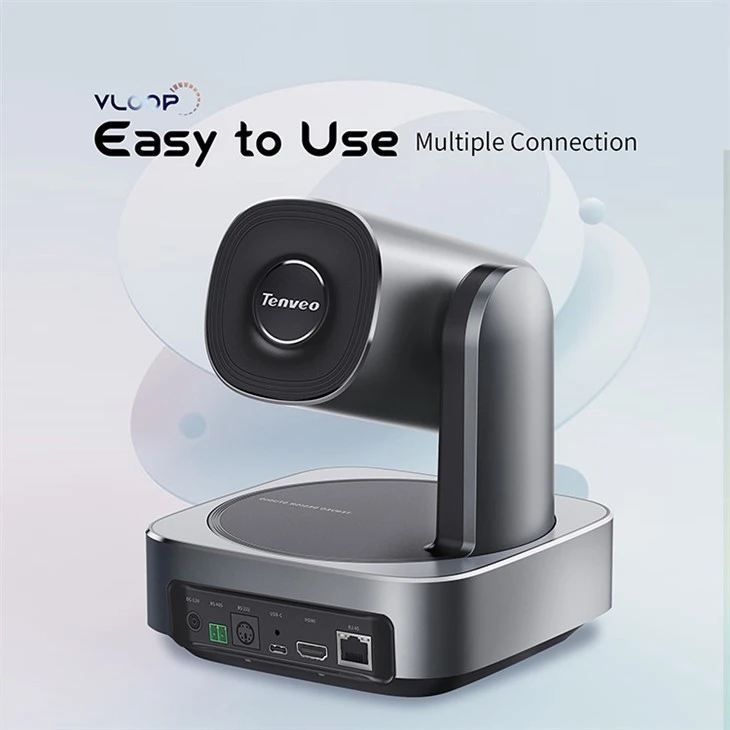 12X ZOOM 4K PTZ Camera Using for Conferencing and Live Streaming